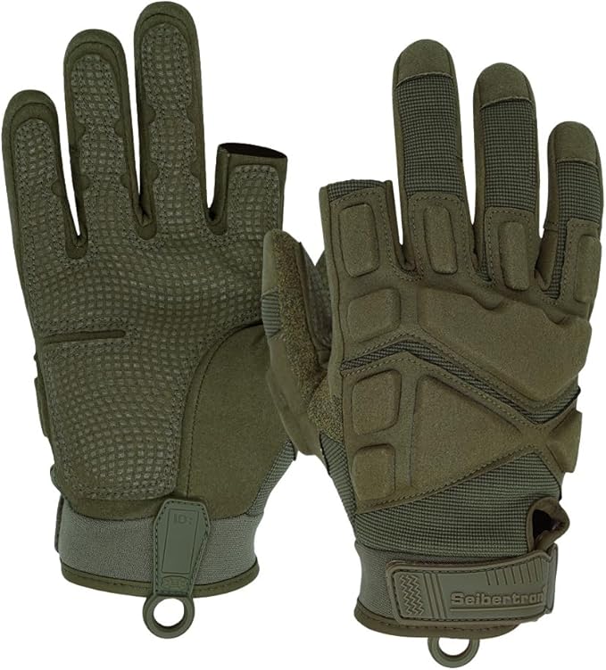 Seibertron Adult Or Youth S.O.L.A.G Sports Outdoor Water Resistant Full Finger Touchscreen Gloves
