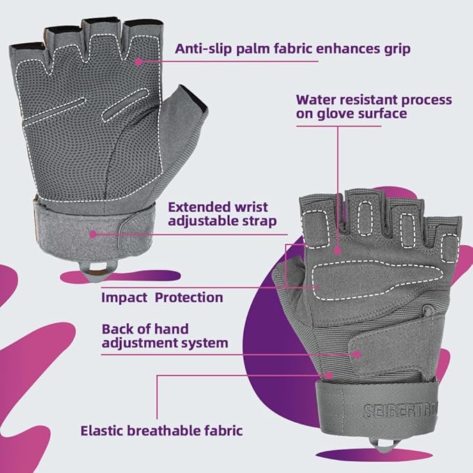 Seibertron Adult Or Youth S.O.L.A.G Sports Outdoor Water Resistant Full Finger Touchscreen Gloves