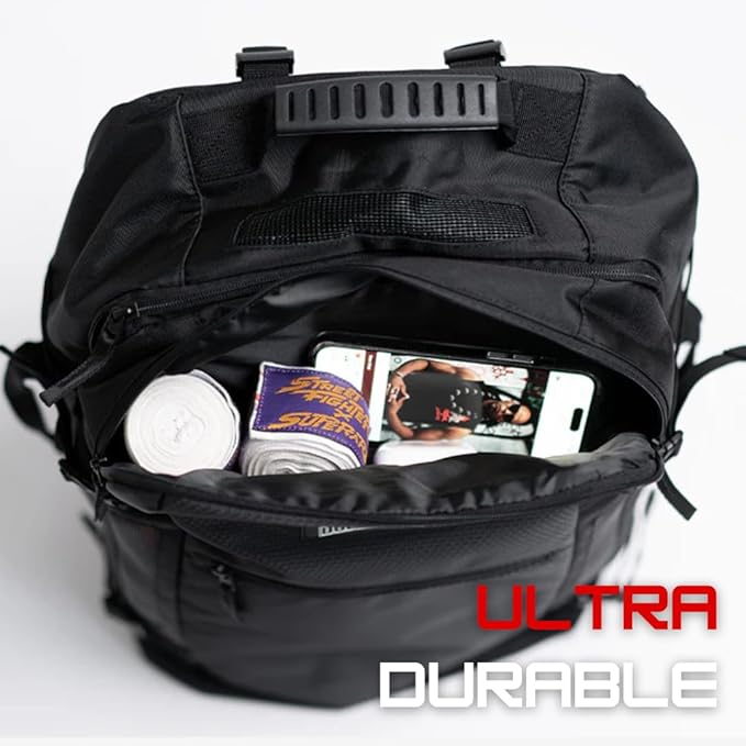 Superare Gear Bags - Gym Duffle Bag, Backpack, Tote Bag for MMA, Athletic Gym Boxing Bag - Enorme, Carico, Diario, Sporta