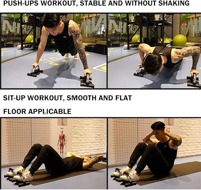 Push-Up Bar, Anti Slip Push Up Stand, Metal Push-Up Handles, Sponge Material Handle Cover, Cushioned Foam Grips, Family exercise