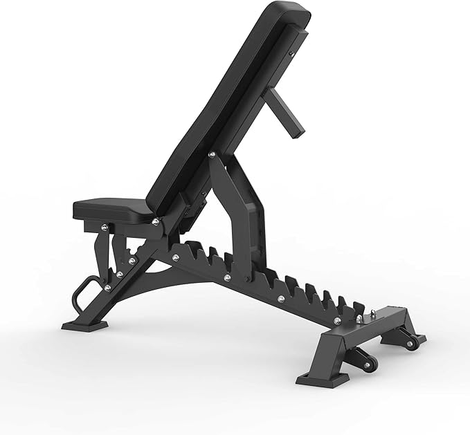 Major Fitness Weight Bench, Capacity Bench Press and 32 Adjustable Positions Strength Training Bench for Garage and Home Gym Workouts, Weight Lifting, and Bench Press