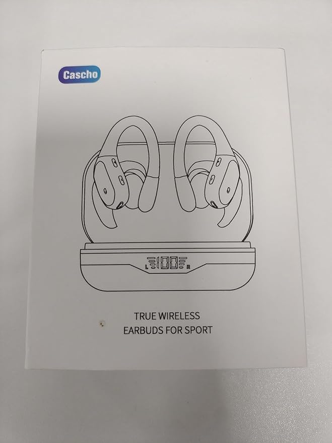 Ear buds Wireless Earbuds Bluetooth 5.3 Headphones 60hrs Playtime with Digital Display Sports Wireless Headphones with Earhook Deep Bass IPX7 Waterproof Over-Ear Earbuds for Android iOS Workout Rose