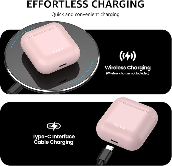 TOZO T6 Wireless Earbuds, IPX8 Waterproof Ear Buds, Stereo Bass Sound Bluetooth 5.3 Headphones in Ear, 50 Hours Playtime Earphones, Wireless Charging Case, Custom 32 EQ via APP
