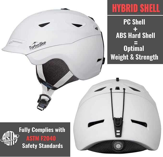 Ski and Snowboard Helmet - Active Ventilation, Audio Compatible Snow Sports Luxury Helmet With ASTM Standard Safety for Men, Women and Youth