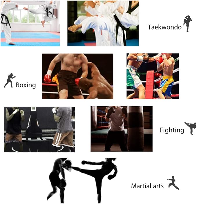 TLBTEK 2PCS Curved Punching Mitts Boxing Pads Hand Target Gloves Training Focus Pads for Kickboxing Muay Thai MMA Martial Art UFC for Kids, Men & Women