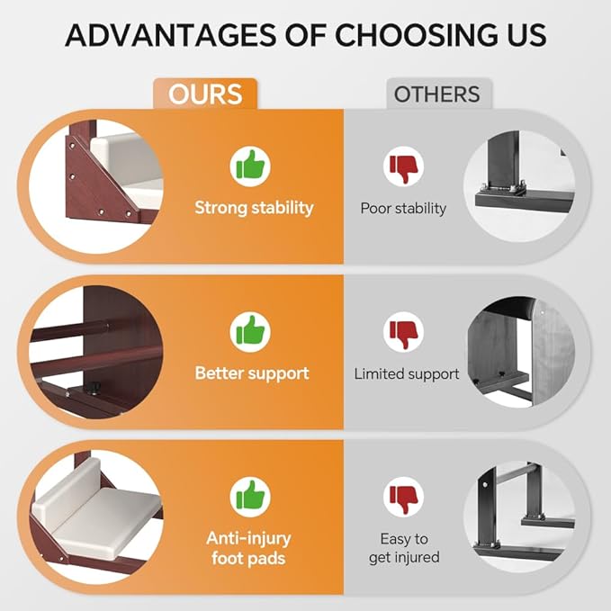 Pilates Ladder Barrel, Pilates Ladder Bucket Yoga Exercise Equipment for Building Strength and Flexibility, Strength-Training Tool, Workout Equipment for Home Pilates Gym or Studio Use