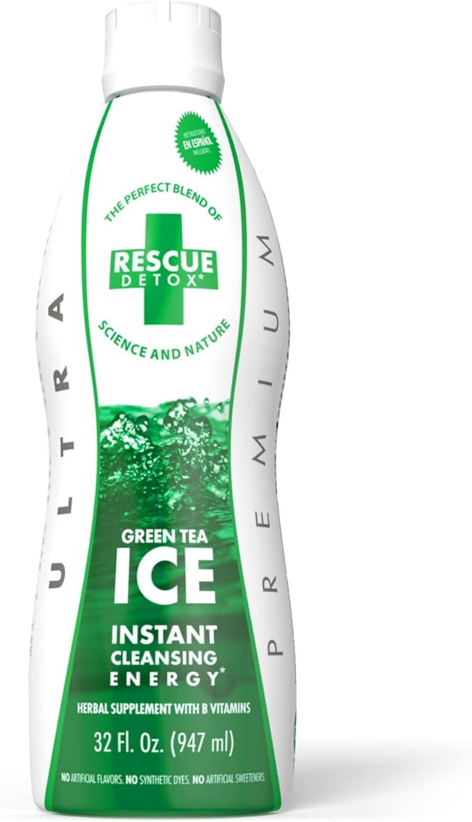 Rescue Detox ICE - Green Tea Flavor - 32oz | Maximum Strength