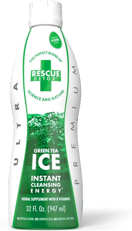 Rescue Detox ICE - Green Tea Flavor - 32oz | Maximum Strength