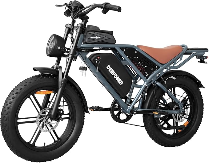 Electric Bike for Adults,1500w Peak Motor Ebike,Max 93Miles 30MPH.48V20AH/35AH/60AH Battery,20" Electric Commuter Bikewith 7-Speed and FrontSuspension,Adults Electric Bike for Mountains, Snow, Sand