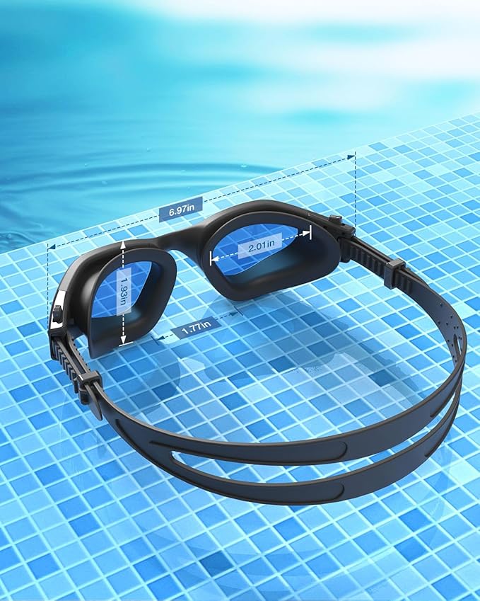 ZIONOR Swim Goggles, G1 SE Swimming Goggles Anti-fog for Adult Men Women