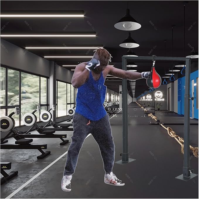 Speed Bag Boxing Punching Bag Training:No Bag Boxing.Adjustable Feight for Professional Training, Zpeed Response Training Stand