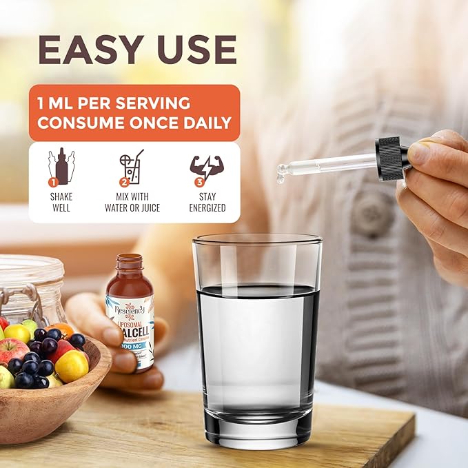 13-in-1 Liquid Oxygen & Nutrient Supplement for Energy, Altitude Support, Performance, Antioxidant, Immune, Fatigue & Detox, Liposomal for High Absorption, pH Balance, Organic, Gluten Free, 2 Fl Oz