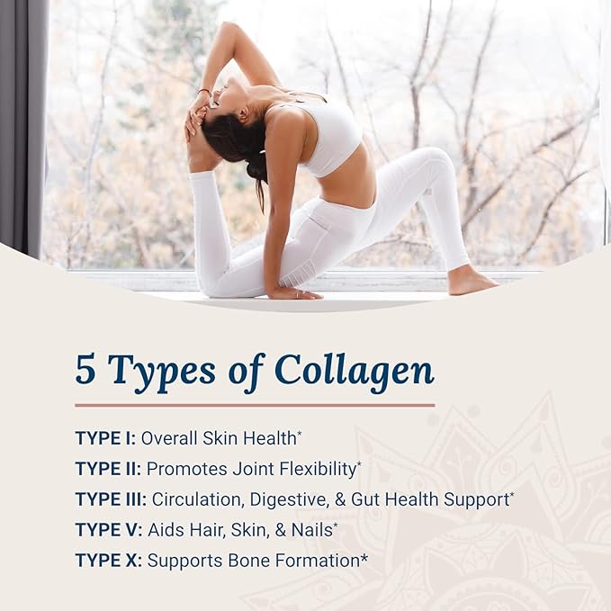 Live Conscious Beyond Collagen Multi Collagen Powder - Types I, II, III, V & X | Keto Friendly, Hydrolyzed Blend with Biotin & Vitamin C (2-Pack)