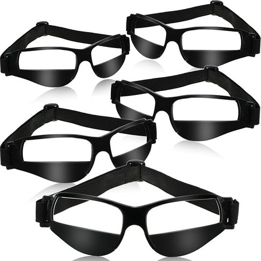 Dribbling Goggles Basketball Sports Glasses Adjustable Dribbling Black Goggles Basketball Training Equipment