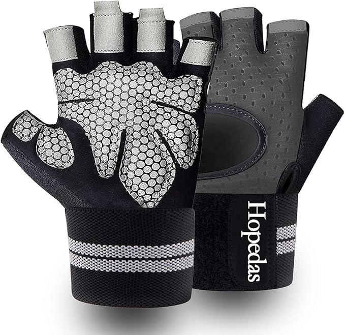 Workout Gloves Weight Lifting Gloves Palm Support Protection for Men Women, Exercise Gloves Sports for Training, Fitness, Gym,