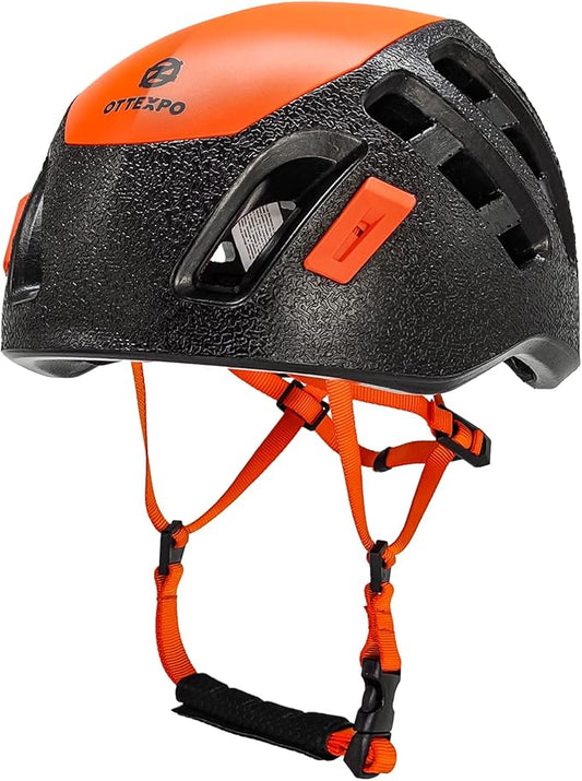 Rock Climbing Helmet for Adult, Lightweight Adjustable Helmet for Rock Tree Climbing Work at Height