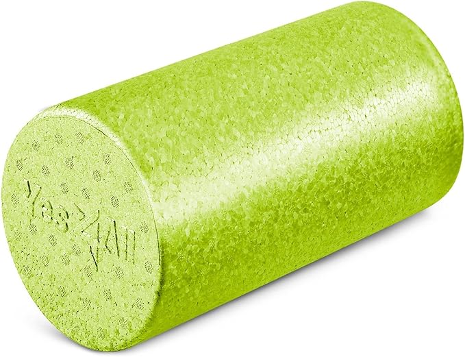 Yes4All High-Density EPP Round Back Roller Foam, Exercise Foam Roller for Yoga, Pilates & Stretching - 12, 18, 24, 36 inch
