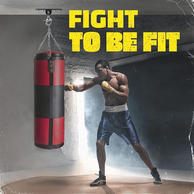 Yes4All Punching Bag Hanger, Stainless Steel Swivel Chain with 4 Snap Hooks for Heavy Bag, Gym Swing, Trapeze, and Hammock