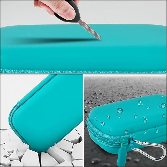 MP3 & MP4 Player Case for SOULCKER/G.G.Martinsen/Grtdhx/iPod Nano/Sandisk Music Player/Sony NW-A45 and Other Music Players with Bluetooth. Fit for Earbuds, USB Cable, Memory Card - Green