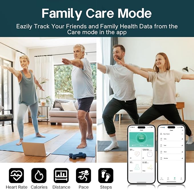 Smart Rings for Women Men,Fitness Tracker Ring,Heart Rate,Blood Oxygen,Blood Pressure,Step Tracker,Sleep Monitoring,No Subscription Fee,IP68 Waterproof Smart Ring for iphone&Android(Silver 13)