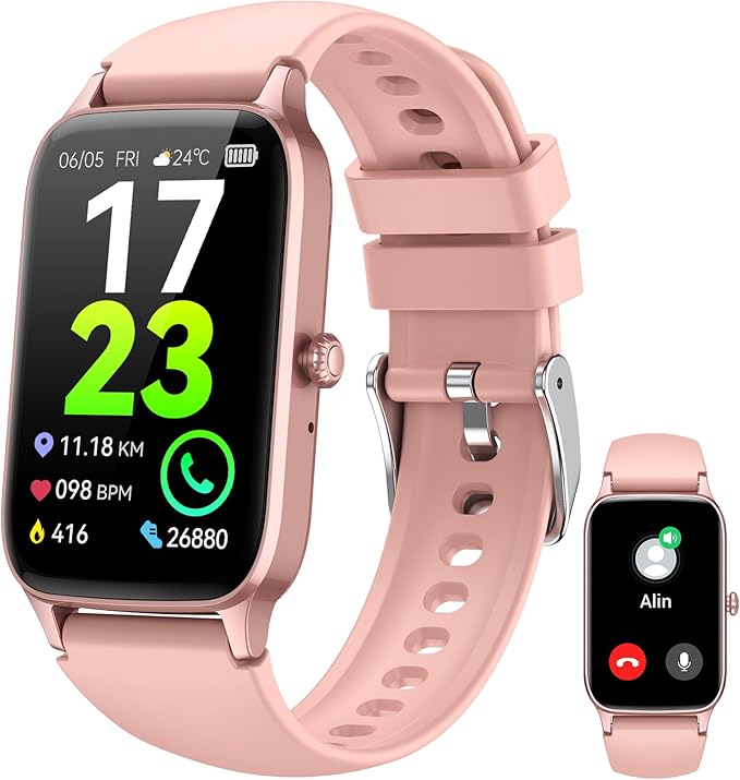 Smart Watch for Women(Answer/Make Call), 2025 HD Fitness Activity Tracker 1.57” Smartwatch with Heart Rate/Sleep Monitor/Pedometer/Calories/110+ Sports, IP68 Waterproof Fitness Watch for Android iOS