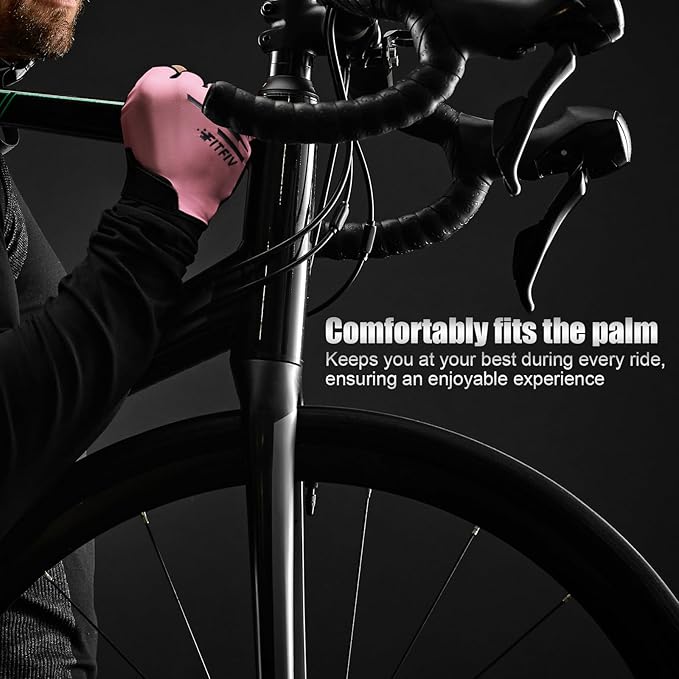 Cycling Gloves Bike Gloves for Men/Women Half Finger Biking Gloves Exercise Workout Gloves Suitable for Outdoor Sports, Gym, Weight Lifting, Rowing and Motorcycle