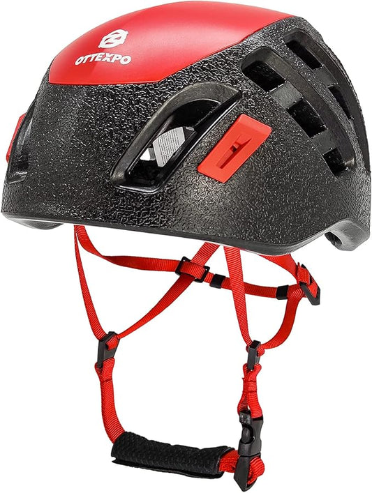 Rock Climbing Helmet for Adult, Lightweight Adjustable Helmet for Rock Tree Climbing Work at Height
