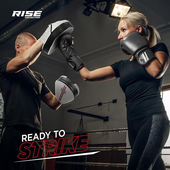 WYOX Curved Boxing Punch Mitts β Boxing Pads Training Set, Punching Mitts for Adults, Kickboxing Pads, Muay Thai Pads, Karate Pads, MMA Training Equipment, Martial Arts Focus Pads