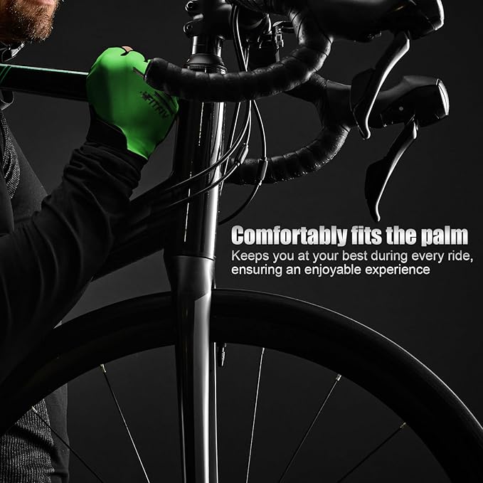 Cycling Gloves Bike Gloves for Men/Women Half Finger Biking Gloves Exercise Workout Gloves Suitable for Outdoor Sports, Gym, Weight Lifting, Rowing and Motorcycle