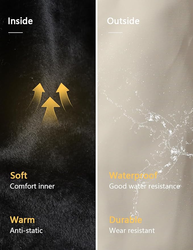 Men's Ski Jacket Warm Winter Snow Coat Waterproof Mountain Windbreaker Snowboarding Jacket Hooded for Hiking Traval