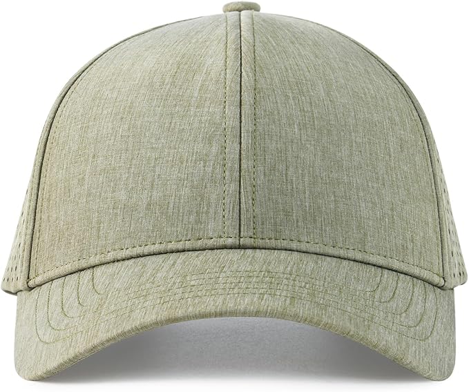 VOBOOM Men Snapback Trucker Hat, Baseball Cap for Breathable Side Laser Cut Holes