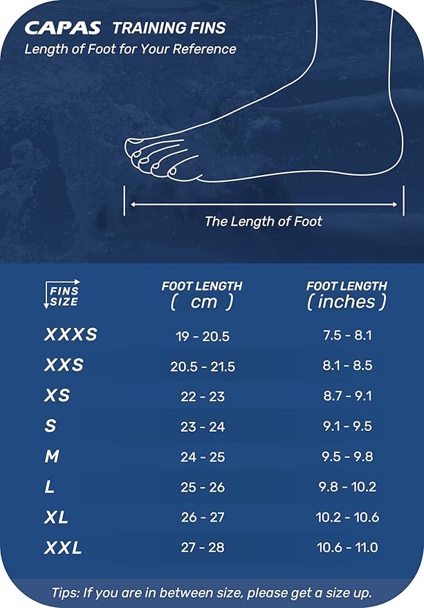 CAPAS Swim Training Fins Comfortable Silicone Lap Swimming Short Blade Floating Flippers with Mesh Bag for Adult Men Women Build Leg Strength