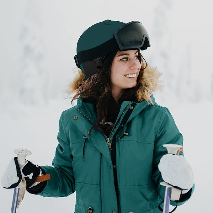 Retrospec Zephyr Ski Helmet - Snowboard Helmet for Adults & Youth - Adjustable Fit with Breathable Vents for Men, Women, Boys and Girls