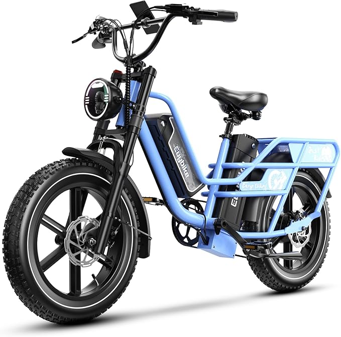 1500W Electric Bike for Adults,48V 20/60Ah Removable Battery Max Range 80Miles & 30MPH Electric Bicycle,20''ร4" Fat Tire Ebike,Adult Electric Bicycles for Commute Beach Snow,E-Bike UL Certified