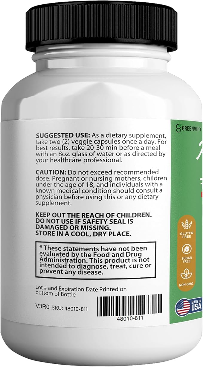 Modern Remedies Pure Moringa Max Leaf Powder Supplement, 800mg, 60 Capsules, Extra Strength for Mood, Sleep and Joint Support, Gluten Free (3)