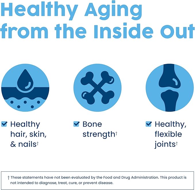 NativePath Collagen Peptides Protein Stick Packs - Hydrolyzed Type 1 & 3 Collagen Powder for Skin, Hair, Nails - 30 Servings