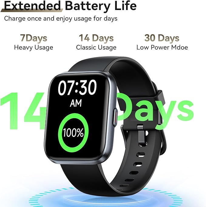 Smart Watches for Women Men Android & iPhone, Alexa Built-in, 1.8" Smart Watch(Answer/Make Calls ,2 Bands Included) 24/7 SpO2 Sleep Heart Rate Monitor,3ATM Waterproof,Fitness Tracker with 120+ Sport