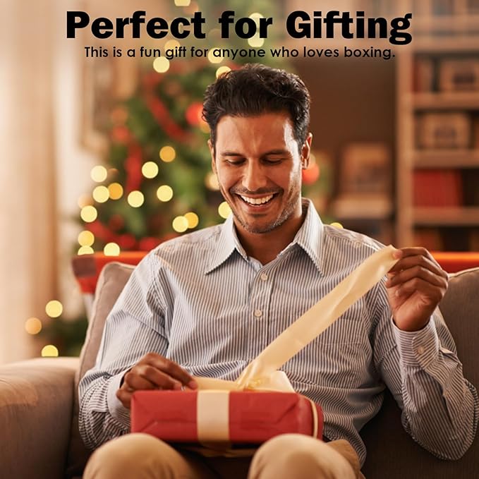 Music Boxing Machine, Large Size Music Punching Machine for Adults Kids, Interactive Boxing Target Wall Mounted with Gloves, Gift for Men