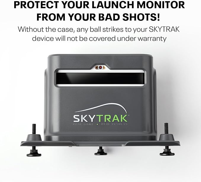 SkyTrak+ Launch Monitor & Golf Simulator Protective Shield - Tour-Level Swing Analysis with Dual Doppler Radar, Enhanced Camera, Real-time Simulation, Wi-Fi, USB-C Charging