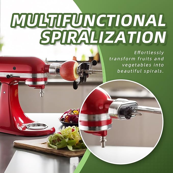 W11032781 Holder Spiralizer Stand Mixer Fruit Vegetable Attachment Fits for Whirlpool Kitchen Aid Replacement Parts W10801017 (1PC)