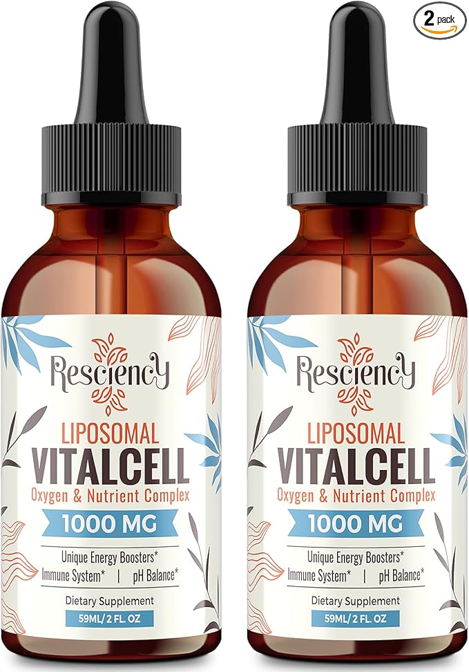13-in-1 Liquid Oxygen & Nutrient Supplement for Energy, Altitude Support, Performance, Antioxidant, Immune, Fatigue & Detox, Liposomal for High Absorption, pH Balance, Organic, Gluten Free, 4 Fl Oz