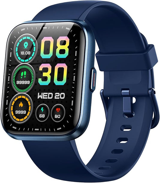 Smart Watches for Women Men Android & iPhone, Alexa Built-in 1.8" Smart Watch(Answer/Make Calls ) 24/7 SpO2 Sleep Heart Rate Stress Monitor,Smartwatch 3ATM Waterproof,Fitness Tracker with 120+ Sport