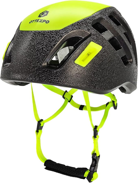 Rock Climbing Helmet for Adult, Lightweight Adjustable Helmet for Rock Tree Climbing Work at Height