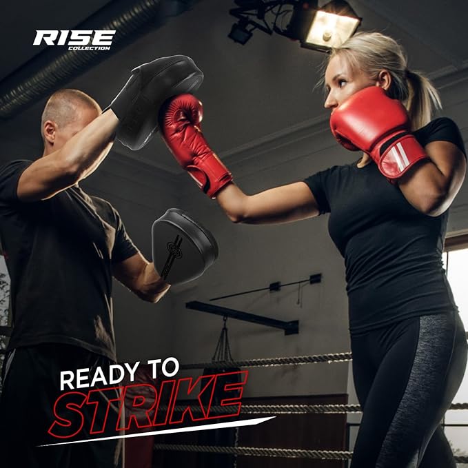 WYOX Curved Boxing Punch Mitts β Boxing Pads Training Set, Punching Mitts for Adults, Kickboxing Pads, Muay Thai Pads, Karate Pads, MMA Training Equipment, Martial Arts Focus Pads