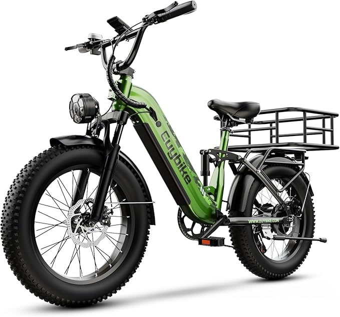 1500W Electric Bike for Adults,48V 20/60Ah Removable Battery Max Range 80Miles & 30MPH Electric Bicycle,20''ร4" Fat Tire Ebike,Adult Electric Bicycles for Commute Beach Snow,E-Bike UL Certified