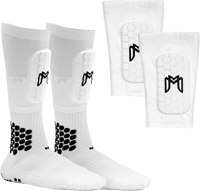 Mini Shin Guards Soccer – Built in Shin Pad Sleeves for Mens, Women, Teens - Small Shin Guards - Lightweight, Breathable Shin Defender Leg Protection