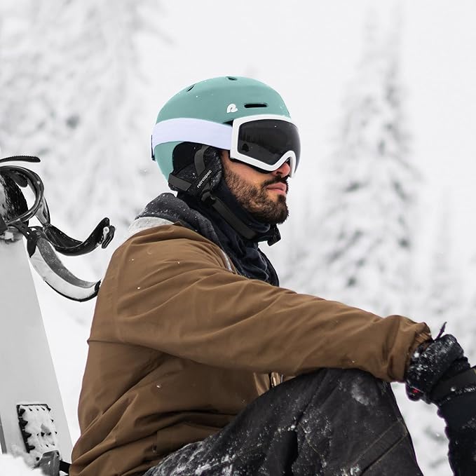 Retrospec Comstock Ski Helmet - Snowboard Helmet for Adults & Youth - Adjustable Fit Snow Helmet with Protective Shell and Breathable Vents for Men, Women, Boys & Girls