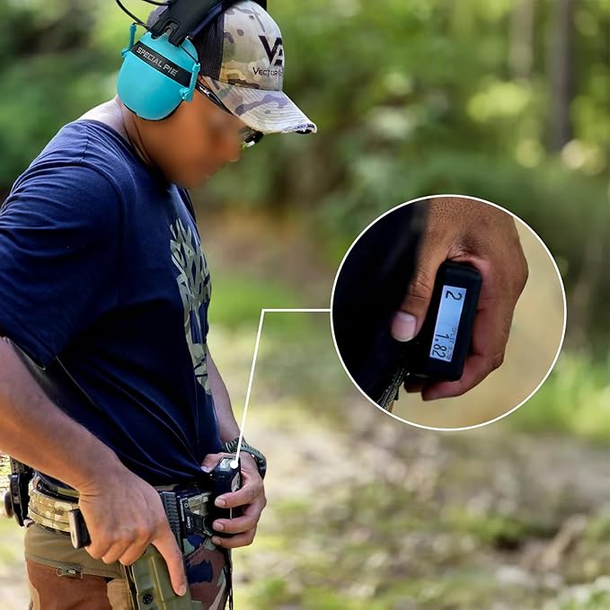 Shot Timer for Shooting Training & Dry Fire Practice,Waterproof,Loud Buzzer, Shot Timer for Shooter,Wireless Connect APP,Camera