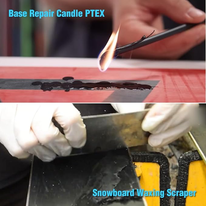 XCMAN Complete Ski Snowboard Tuning and Waxing Kit with Waxing Iron,Universal Wax,Edge Tuner,Brush,Wax Scraper,Ptex