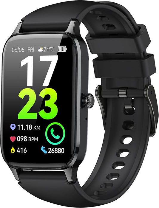 Smart Watch (Answer/Make Call), 2025 New Fitness Tracker for Men Women 1.57” HD Fitness Watch, Heart Rate/Sleep Monitor/Pedometer/Calories, 113+ Sports IP68 Waterproof Activity Tracker for Android iOS